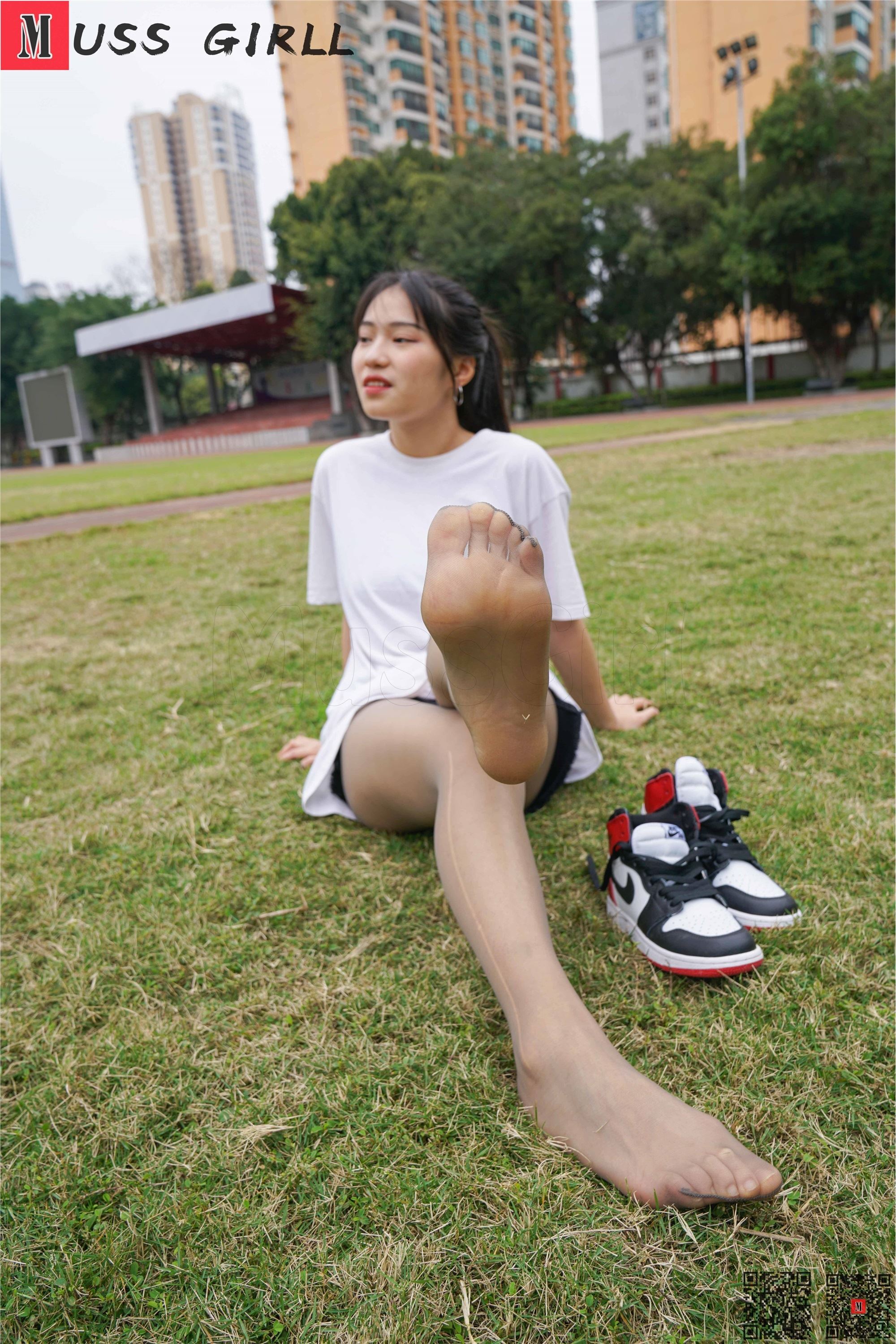 MussGirl慕丝女郎  NO.169 操场白衣裙